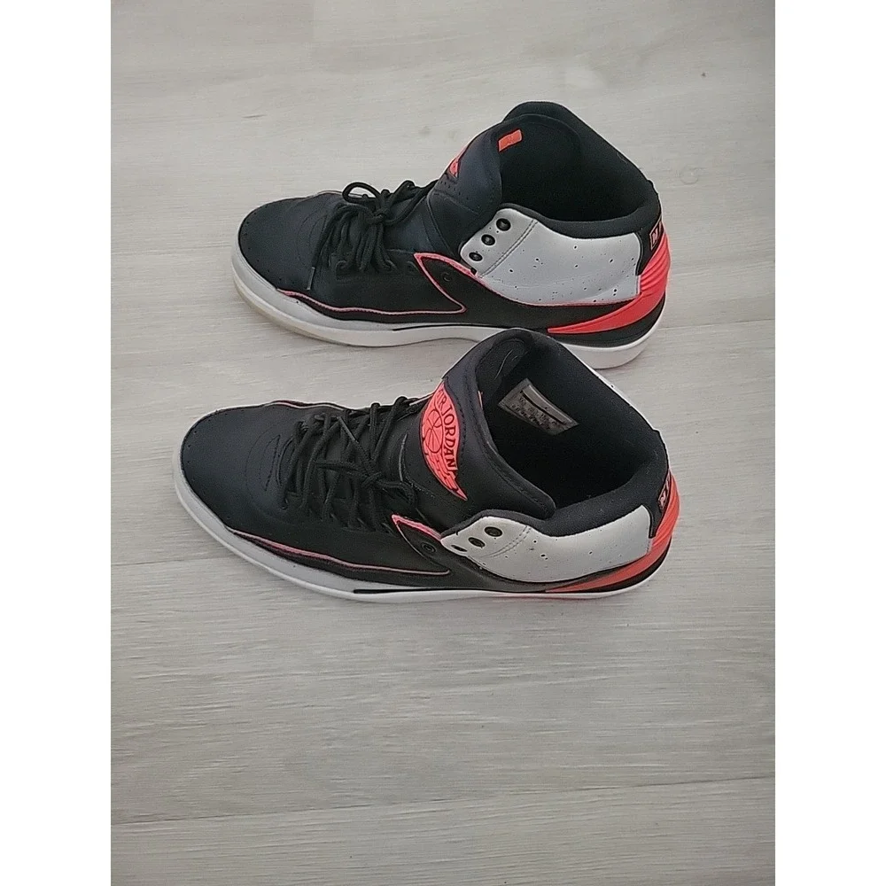 Air Jordan 2 Infrared 23‎ Cement Retro  11.5 Men' Black Sneakers 2014 385475-023